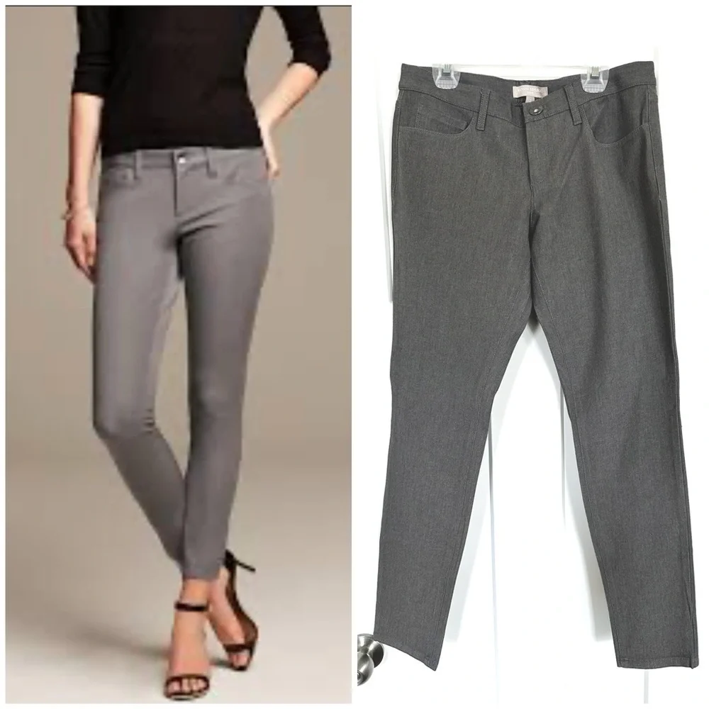 Banana Republic Gray Skinny Pants Versatile Style - Picture 1 of 3